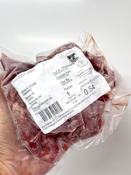 Diced Lamb Shoulder - 500g